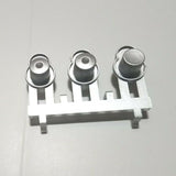 GE Front Load Dryer Bar Graph Button Silver Metallic