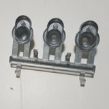 GE Front Load Dryer Option Button Silver Metallic