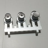GE Front Load Dryer Option Button Silver Metallic