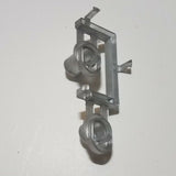 GE Front Load Dryer Bar Graph Button Silver Metallic